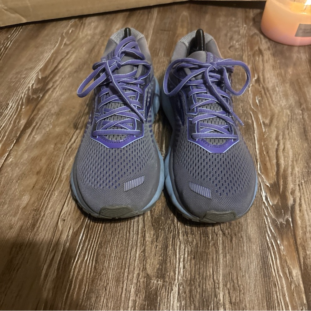 Brooks Ghost 12 Running Shoes Low Top Purple, Women's Size 10, 1203051B097